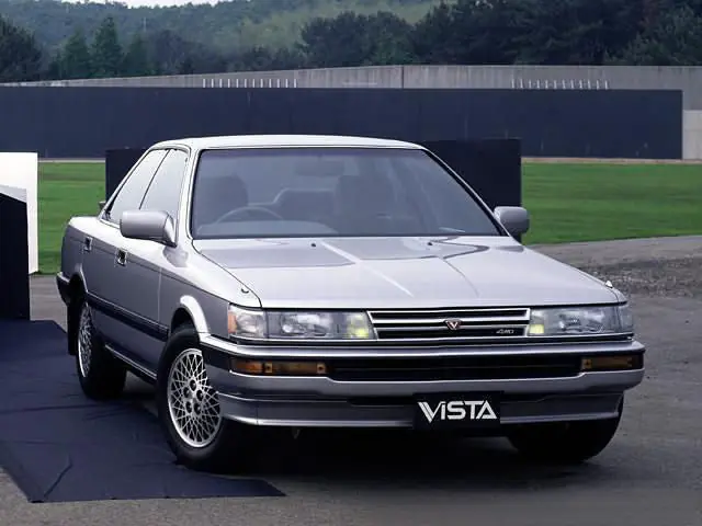 Toyota Vista (SV21, SV22, SV25, CV20) 2 поколение, рестайлинг, седан (08.1988 - 07.1990)